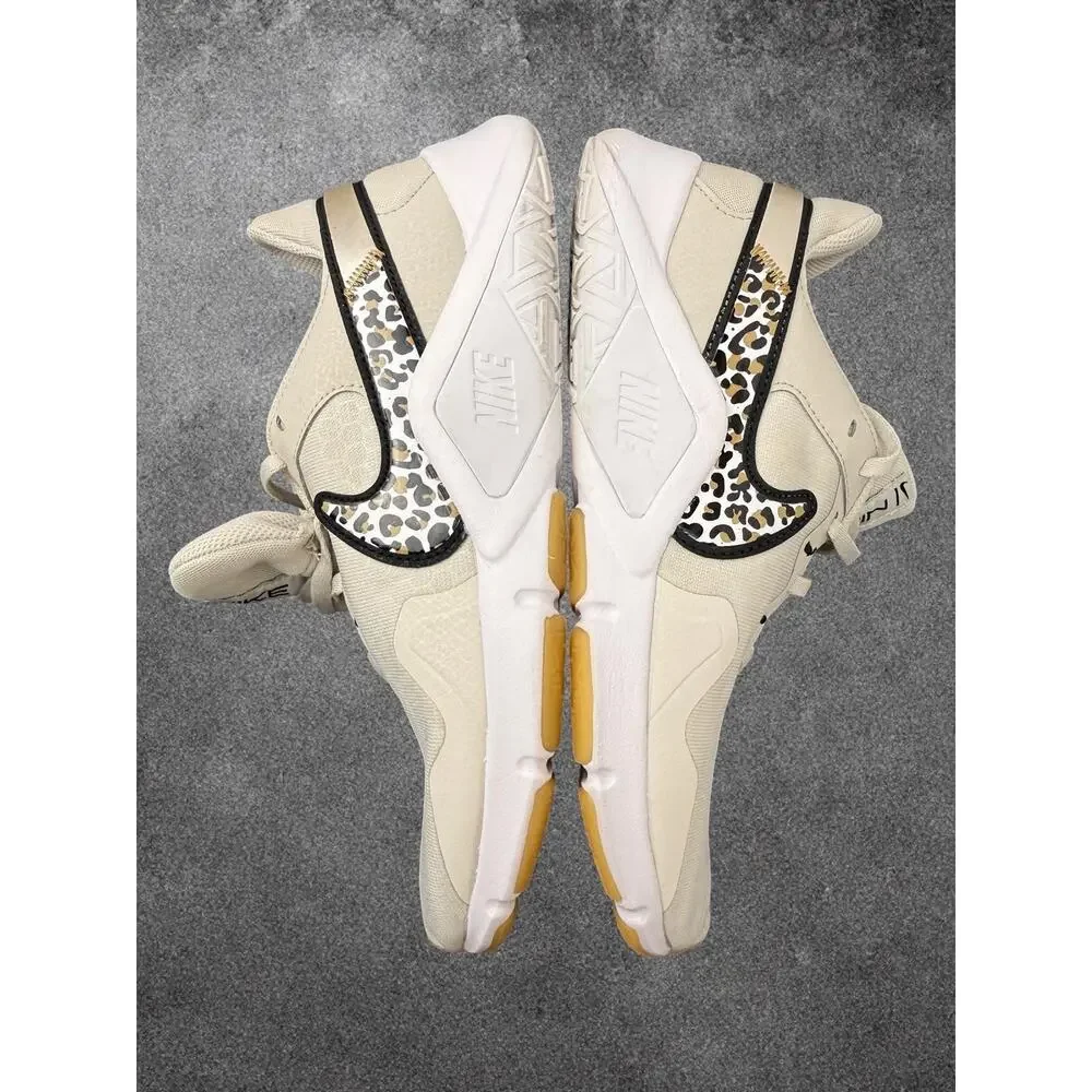 Nike Legend Essential 2 Premium Leopard Animal Print Beige White Black Low Top